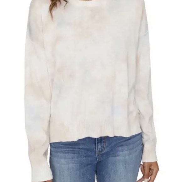 Sanctuary XS Sunsetter Pastel Tye Dye Cotton Blue Pink Sweater New Sold Out - Picture 4 of 8